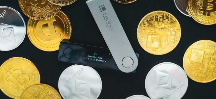 a close up of a bunch of gold coins